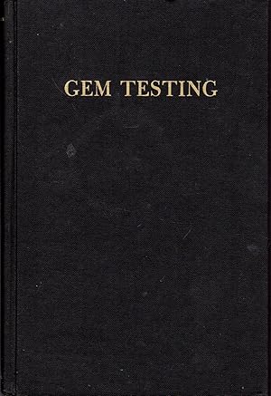 Seller image for Gem Testing for sale by Dorley House Books, Inc.