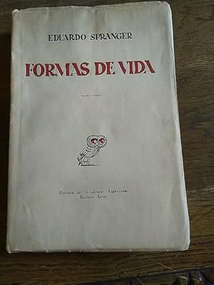 Imagen del vendedor de FORMAS DE VIDA a la venta por Librer�a P�ramo