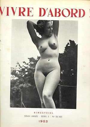 Revue "Vivre d'abord !" n°33, 1953