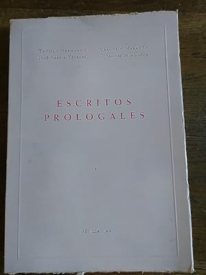 Imagen del vendedor de ESCRITOS PROLOGALES a la venta por Librera Pramo