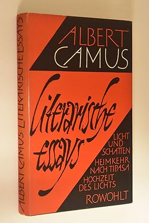 Literarische Essays. Albert Camus