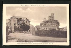 Carte postale Foix, Hostellerie de la Barbacane, Restaurant du Comminges à St-Gaudens