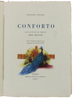 CONFORTO. Dalle quartine del persiano Omar Khayyam. Undici ccomposizioni policrome incise all'acq...