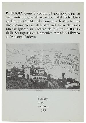 PERUGIA COM'E' VEDUTA. I Libretti di Mal'Aria 329.: