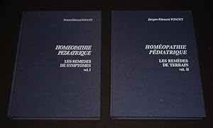 Bild des Verkufers fr Homopathie pdiatrique : Les remdes de symptmes - Les remdes de terrain (2 volumes) zum Verkauf von Abraxas-libris