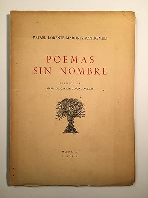 Seller image for Poemas sin nombre for sale by SELECTA BOOKS