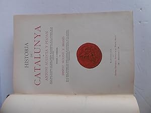 Bild des Verkufers fr HISTORIA DE CATALUNYA. zum Verkauf von Auca Llibres Antics / Yara Prez Jorques