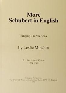 Seller image for More Schubert in English: Singing Translations for sale by Austin Sherlaw-Johnson, Secondhand Music