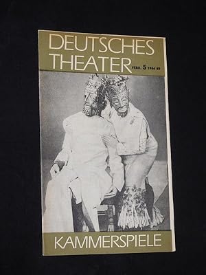 Bild des Verkufers fr Deutsches Theater/ Kammerspiele, Februar, Nr. 5, 1966/67 [Werbefaltblatt] zum Verkauf von Fast alles Theater! Antiquariat fr die darstellenden Knste