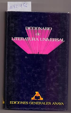 Seller image for DICCIONARIO DE LITERATURA UNIVERSAL for sale by Libreria 7 Soles