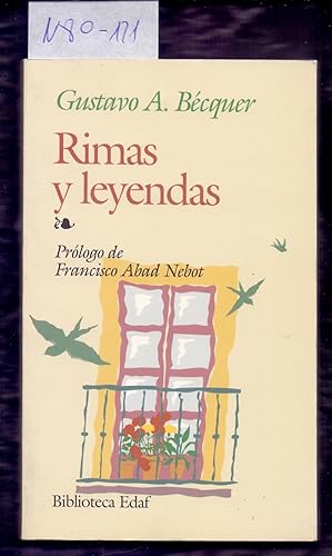 Imagen del vendedor de RIMAS Y LEYENDAS a la venta por Libreria 7 Soles