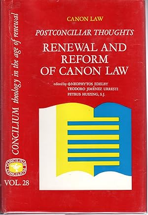 Bild des Verkufers fr Canon Law: Renewal and Reform of Canon Law (Volume 28 of Concilium: Theology in the Age of Renewal) zum Verkauf von Dorley House Books, Inc.