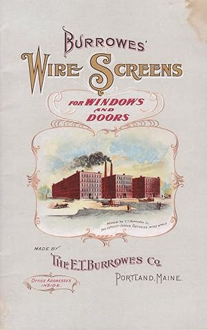 Burrowes' Wire Screens for Windows and Doors