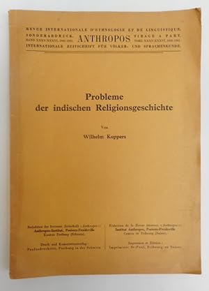 Bild des Verkufers fr Probleme der indischen Religionsgeschichte zum Verkauf von Der Buchfreund