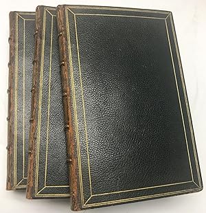 Collection of Three Leather Books: Herminone, Poems, Prose lot of 3