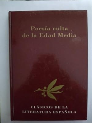 Bild des Verkufers fr Poesia culta de la Edad Media zum Verkauf von Libros Ambig