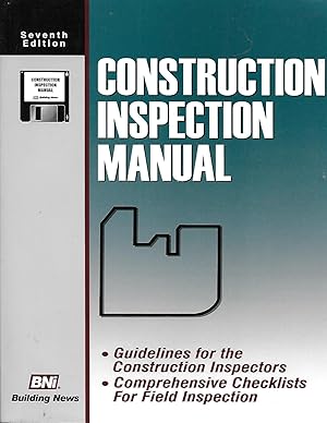 Imagen del vendedor de Construction Inspection Manual a la venta por Charing Cross Road Booksellers
