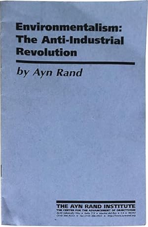 Seller image for Environmentalism: The Anti-Industrial Revolution for sale by Carpetbagger Books