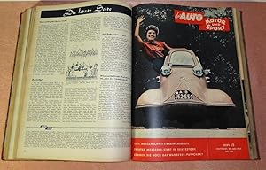 das Auto. Motor und Sport. 31. Jahrgang 1954 (1 - 26 Hefte in 1 Band = komplett). Das Motor-Fachb...