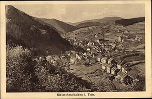 Seller image for Ansichtskarte / Postkarte Kleinschmalkalden Floh Seligenthal Thringen, Panorama vom Ort, Berglandschaft for sale by akpool GmbH