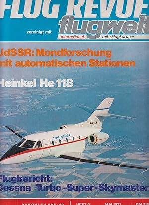 FLUG REVUE vereinigt mit flugwelt international mit "Flugkörper": Heft 5 Mai 1971