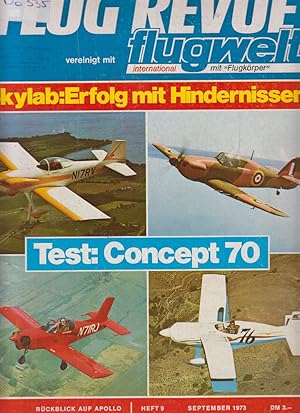 FLUG REVUE vereinigt mit flugwelt international mit "Flugkörper": Heft 9 September 1973