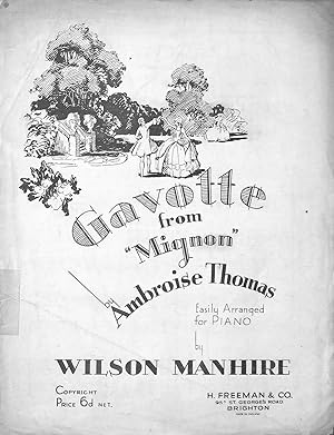 Imagen del vendedor de Gavotte from Mignon a la venta por WeBuyBooks