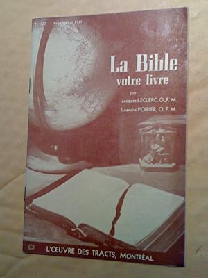 La Bible votre livre