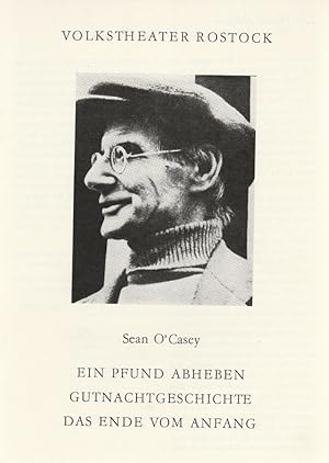 Immagine del venditore per Programmheft Sean O'Casey EIN PFUND ABHEBEN Volkstheater Rostock 1986 venduto da Programmhefte24 Schauspiel und Musiktheater der letzten 150 Jahre