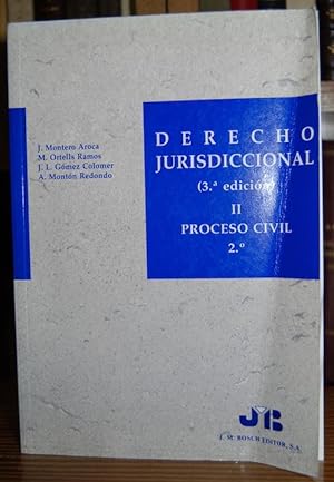 Immagine del venditore per DERECHO JURISDICCIONAL. II. Proceso Civil. 2 venduto da Fbula Libros (Librera Jimnez-Bravo)