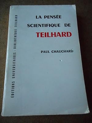 Image du vendeur pour La pensee scientifique de Teilhard mis en vente par Frederic Delbos