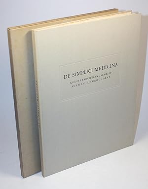 De Simlici Medicina. Kräuterbuch - Handschrift aus dem letzten Viertel des 14. Jahrhunderts im Be...