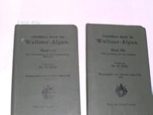 Bild des Verkufers fr Clubfhrer durch die Walliseralpen. Band III a und III b zum Verkauf von Der-Philo-soph