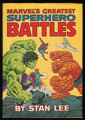 Bild des Verkufers fr Fireside Marvel's Greatest Superhero Battles Hardcover w/ Dust Jacket HC DJ HB Rare Stan Lee Simon and Schuster 1978 zum Verkauf von CollectibleEntertainment