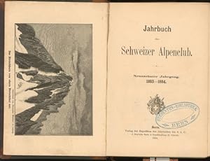 Seller image for Neunzehnter (19.) Jahrgang 1883 - 1884, for sale by Antiquariat Kastanienhof
