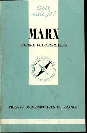 Bild des Verkufers fr Que sais-je? N 2265 Marx zum Verkauf von Le-Livre