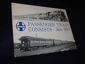 Santa Fe Passenger Train Consists--Jan. 1937