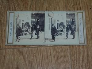 Image du vendeur pour Aix-Les-Bains Retour Des Douche. Late Nineteenth Century Stereoview Card mis en vente par Dublin Bookbrowsers
