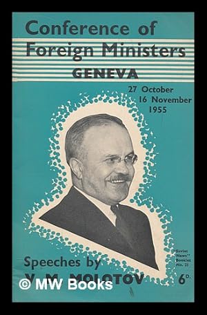 Seller image for Geneva, 27 October-16 November, 1955 : speeches for sale by MW Books