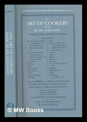 Imagen del vendedor de The art of cookery made plain and easy : excelling any thing of the kind ever yet published a la venta por MW Books