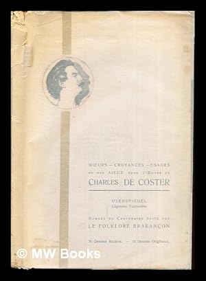 Bild des Verk�ufers f�r Le folklore dans l'oeuvre de Charles de Coster zum Verkauf von MW Books