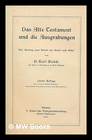 Seller image for Das Alte Testament und die Ausgrabungen for sale by MW Books