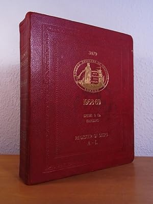 Image du vendeur pour Register Book 1968 - 1969. Register of Ships. Volume A - L mis en vente par Antiquariat Weber