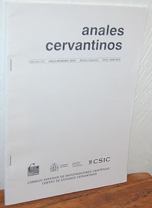 Immagine del venditore per ANALES CERVANTINOS. Hidalgos contra oficiales. Trasfondo ideolgico y social de la polmica entre Cervantes y Lope. Volmen XLII. Enero-diciembre 2010 venduto da EL RINCN ESCRITO