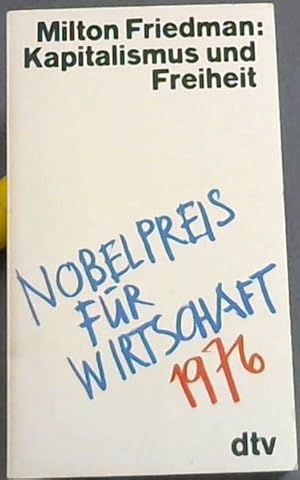 Bild des Verkufers fr Kapitalismus und Freiheit. zum Verkauf von Chapter 1