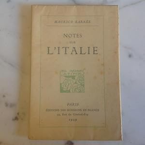 Notes sur l'ITALIE