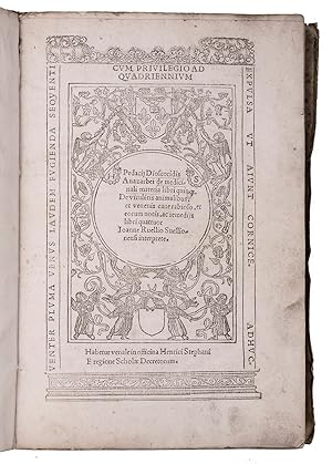 De medicinali materia libri quinque. De virulentis animalibus, et venenis canerabioso, et eorum n...