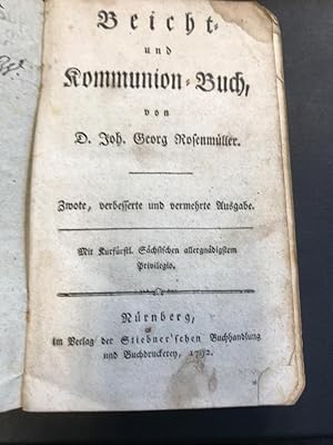 Beicht- und Kommunion-Buch.