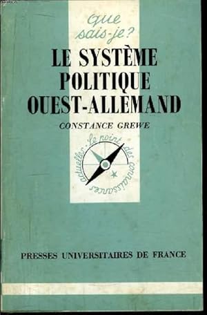 Immagine del venditore per Que sais-je? N� 2275 Le syst�me politique ouest-allemand venduto da Le-Livre