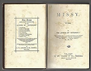 Seller image for MISSY A Novel for sale by K. L. Givens Books